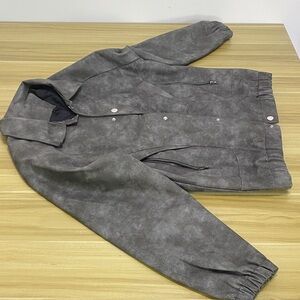 Gray Suede Jacket